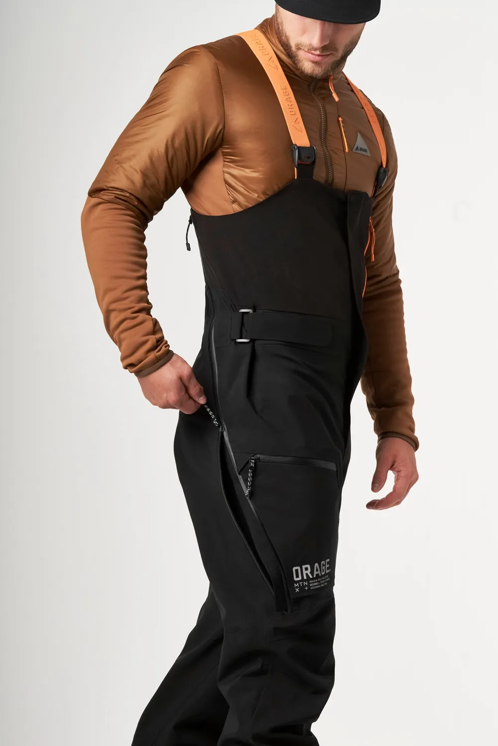 Orage MTN-X Gibson 3L Bib salopette ski noir imperméable