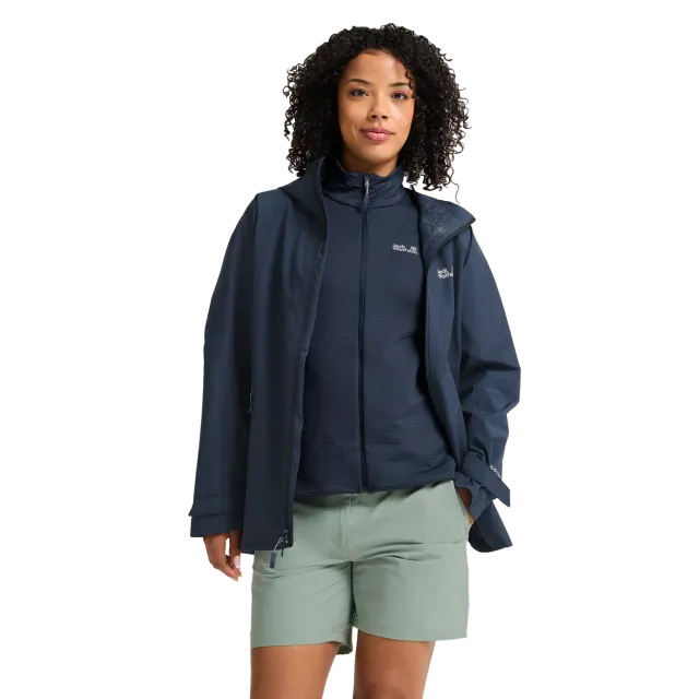Jack Wolfskin Litestride 3 en 1 veste femme imperméable