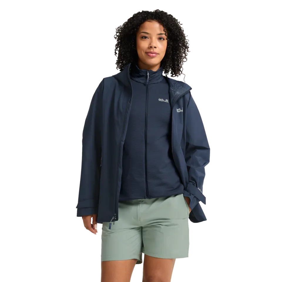 Jack Wolfskin Litestride 3 en 1 veste femme imperméable