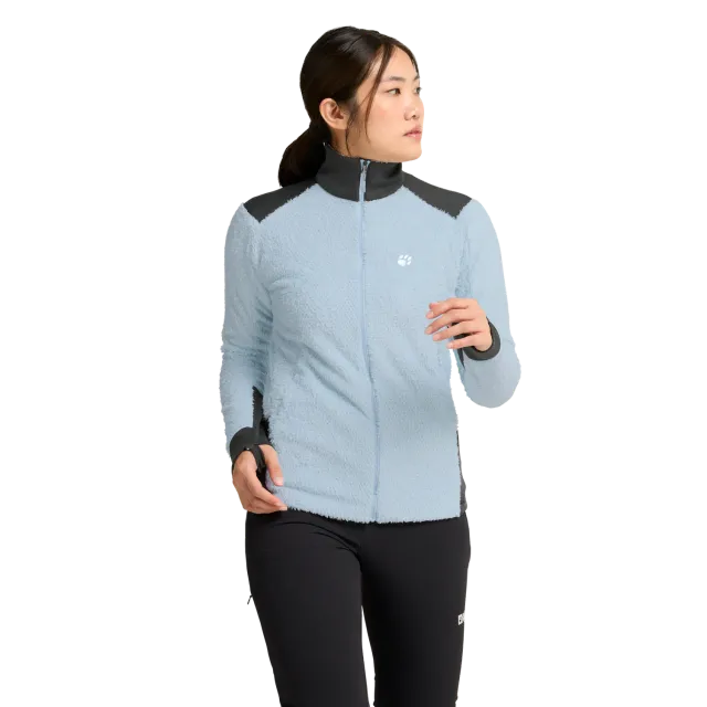 Jack Wolfskin Airfluff FZ W polaire femme zippée chaude