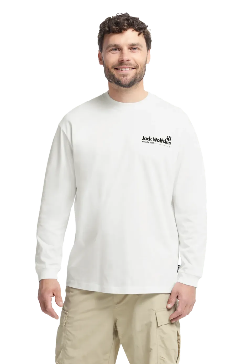 Jack Wolfskin Confident LS T M t-shirt homme coton manches longues