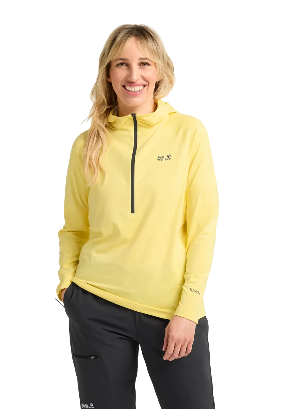 Jack Wolfskin Prelight Trail Hooded W pull polaire femme zippé