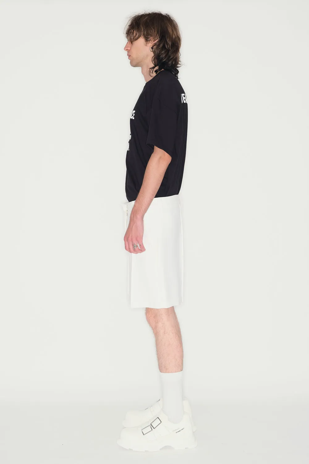 JEANNE FRIOT Hego Bermuda bermuda tailleur noir laine