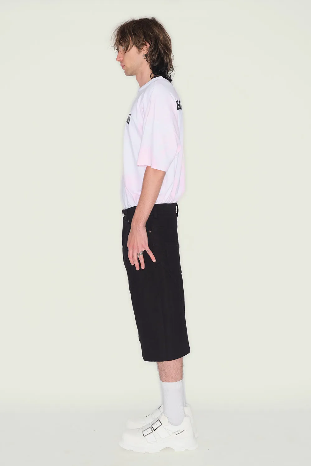 JEANNE FRIOT Armour Bermuda short jean upcyclé bleu