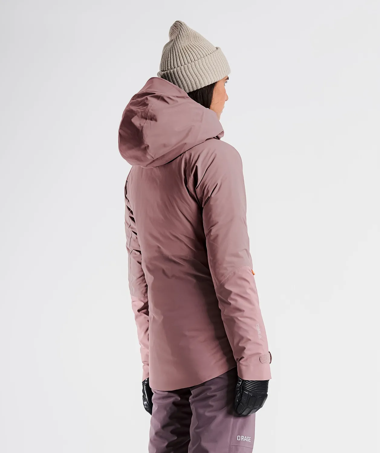 Orage Nina veste ski femme Plum Noir isolante