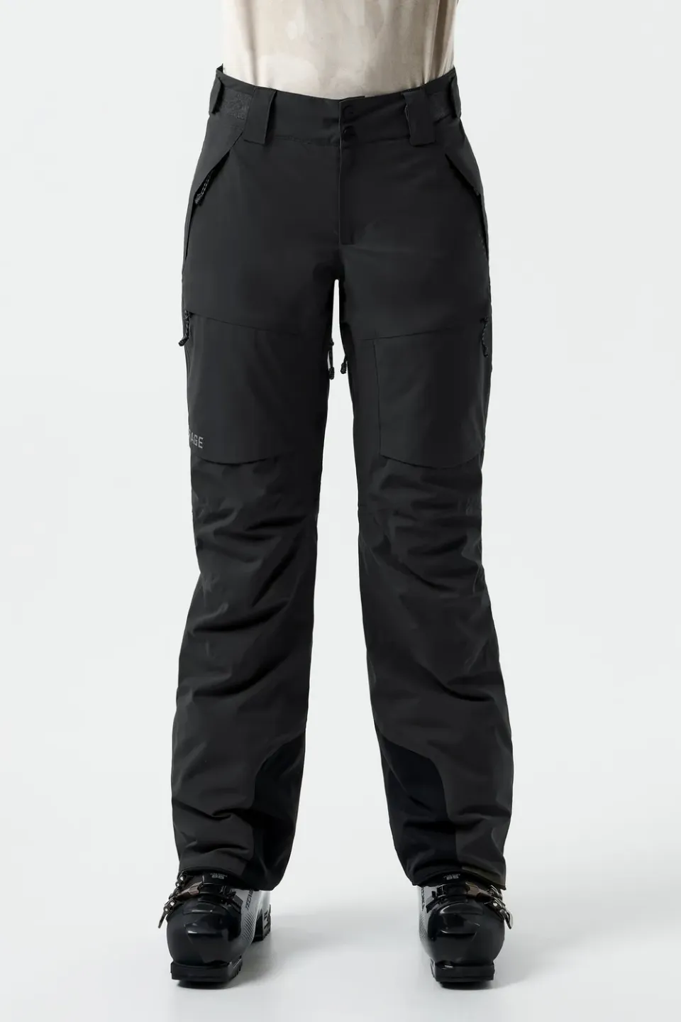 Orage Clara pantalon ski isolé noir