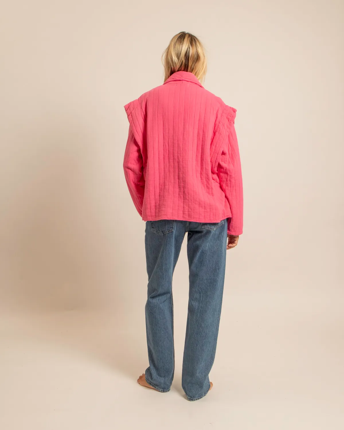 AOKYANOS San Francisco Rose kimono coton taille unique