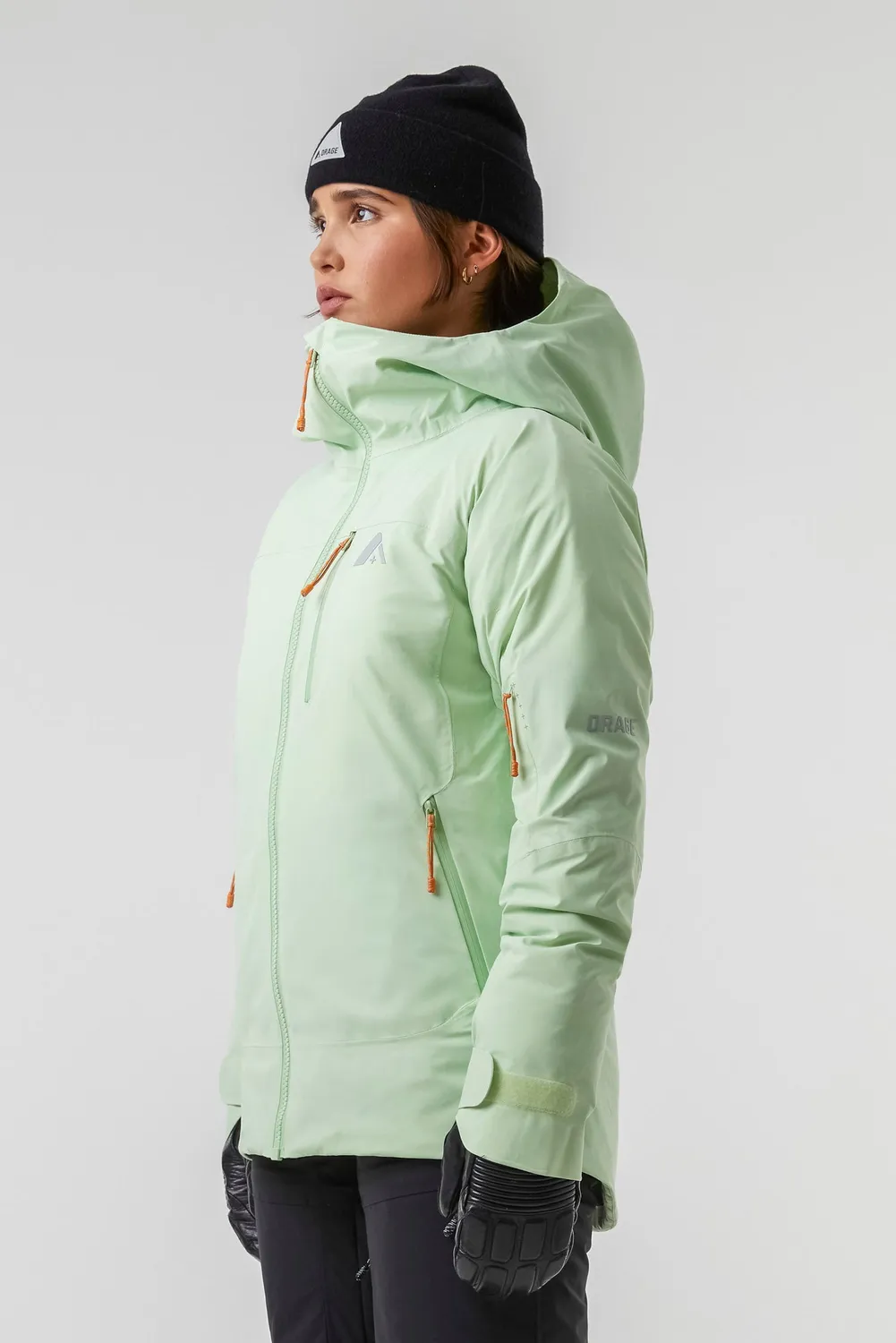 Orage Nina Hybrid veste ski V255 lichen
