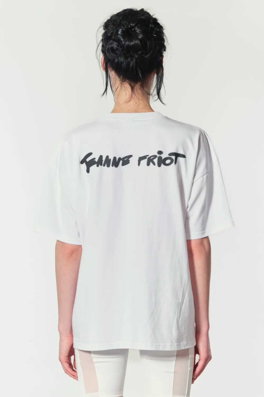 JEANNE FRIOT Hysteria Tee t-shirt noir coton recyclé