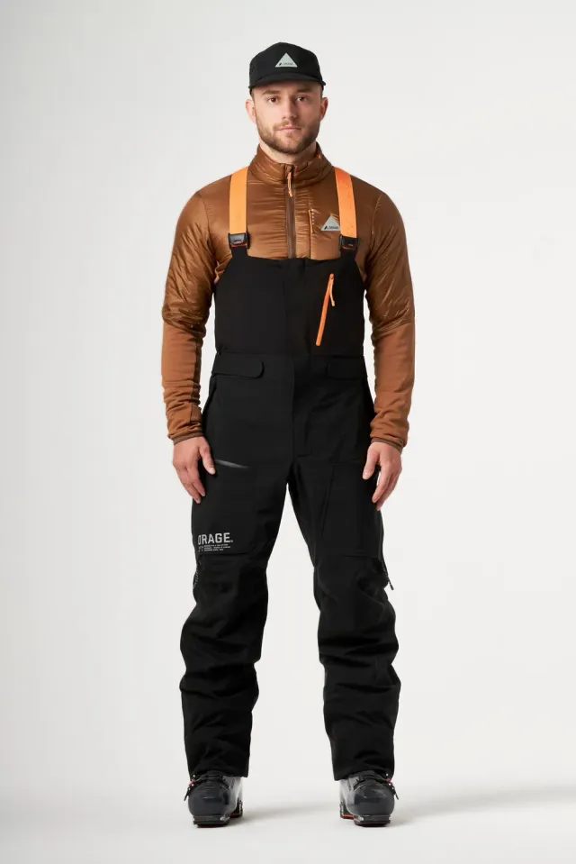 Orage MTN-X Gibson 3L Bib salopette ski noir imperméable