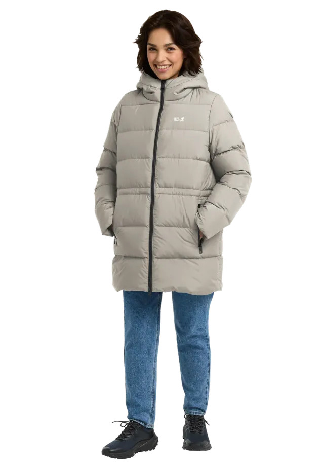 Jack Wolfskin Frozen Palace Long JKT W doudoune femme duvet longue