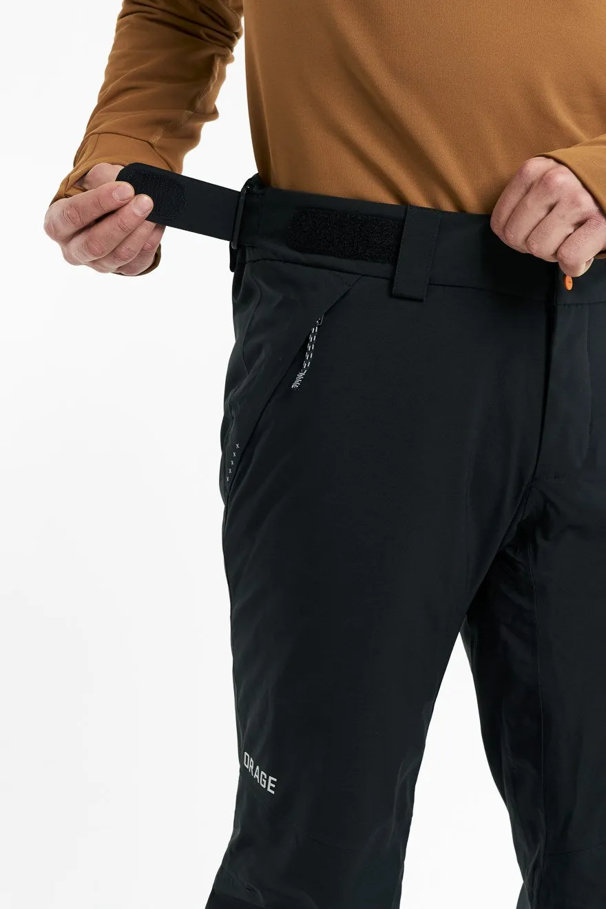 Orage Stadium pantalon ski homme noir isolé 60 g