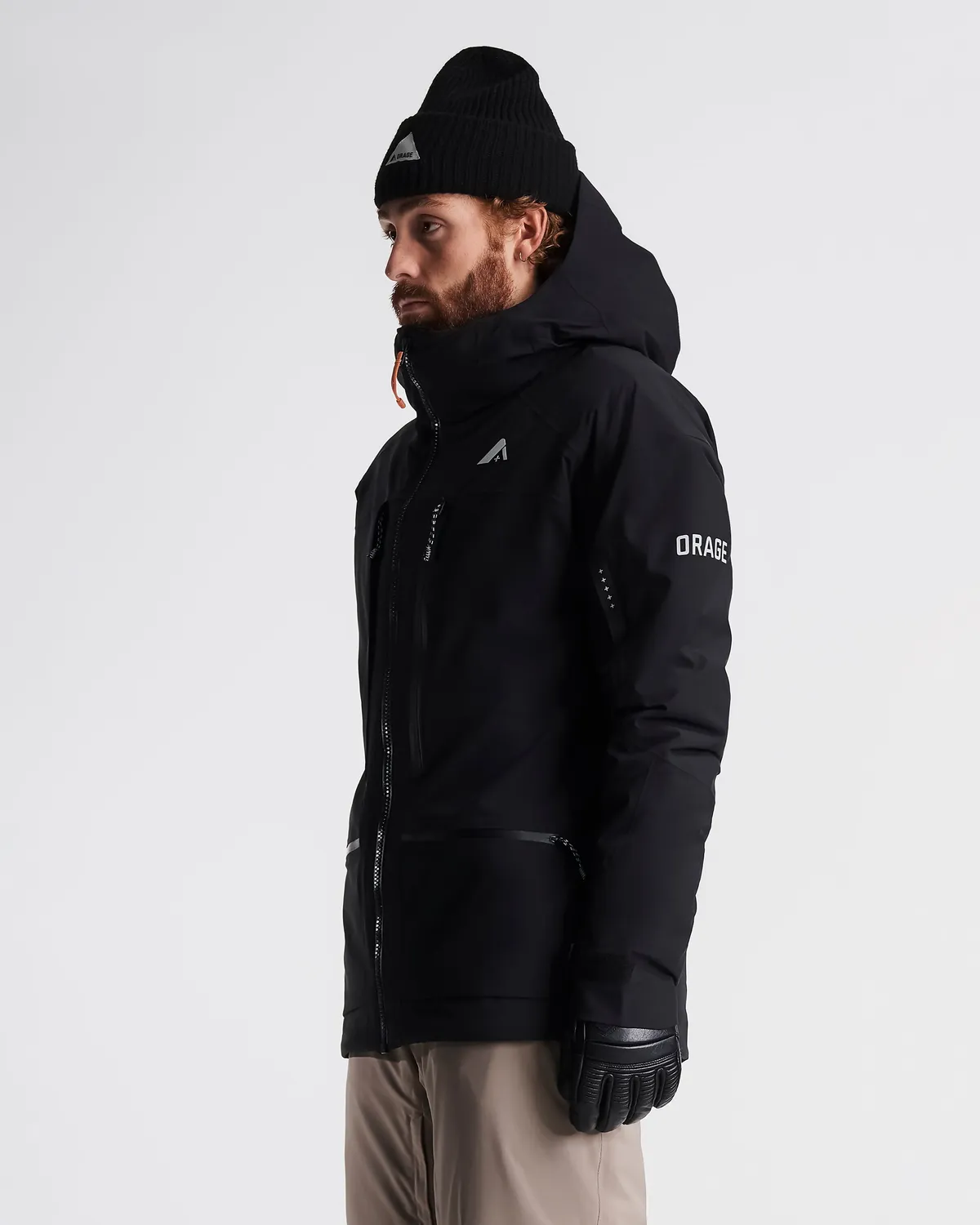 Orage Tyrrell P11005 veste ski homme noir isolée