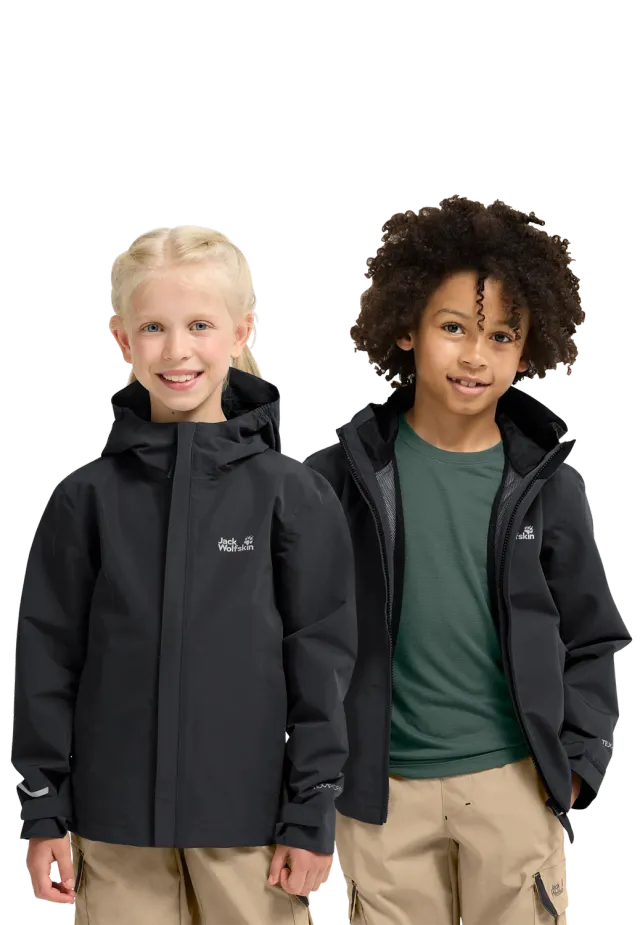 Jack Wolfskin Haze 2L JKT K veste pluie enfant Texapore
