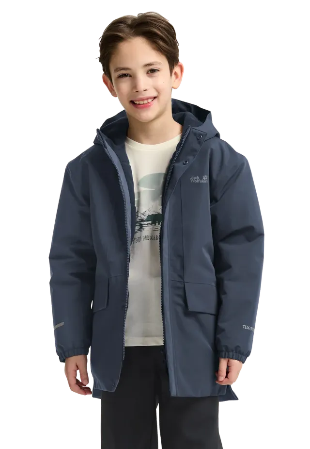 Jack Wolfskin Canvey parka enfant hiver chaude