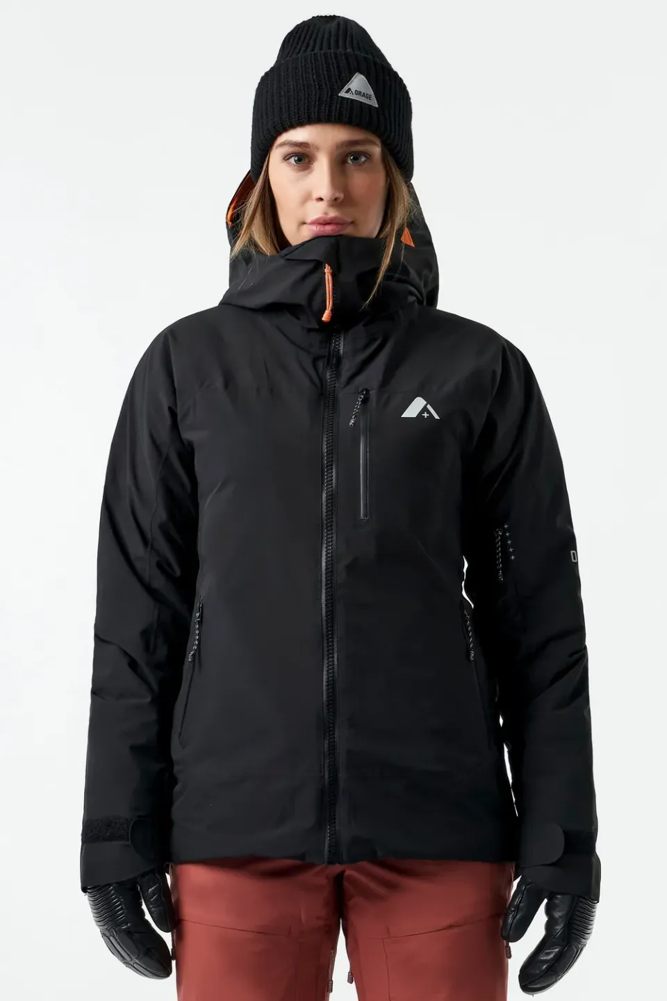 Orage Nina Hybrid veste ski noir piste
