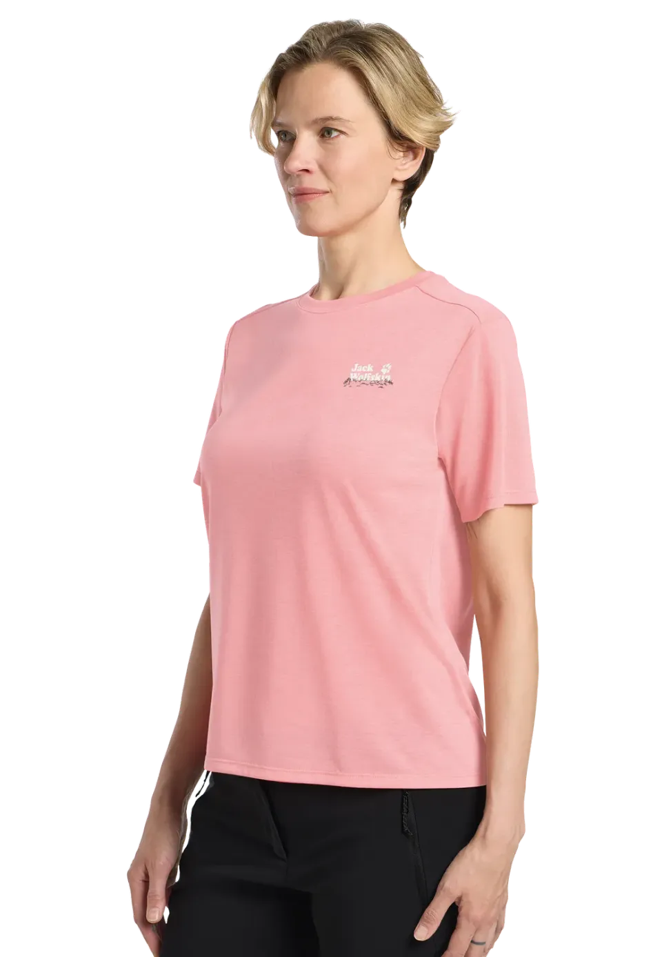 Jack Wolfskin Vonnan Graphic T t-shirt femme respirant