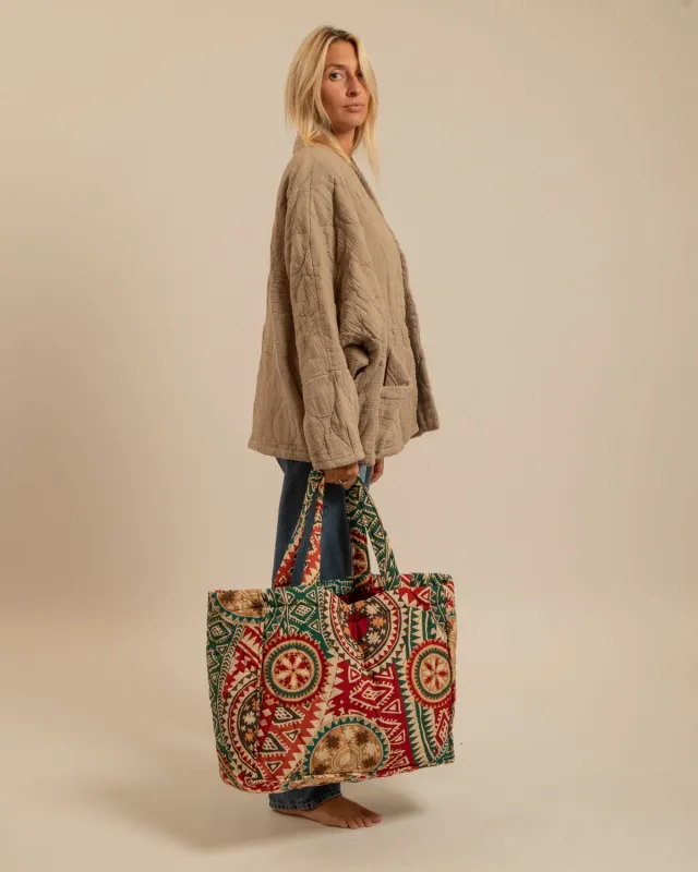 AOKYANOS Philadelphie Inca Rouge sac matelassé rouge