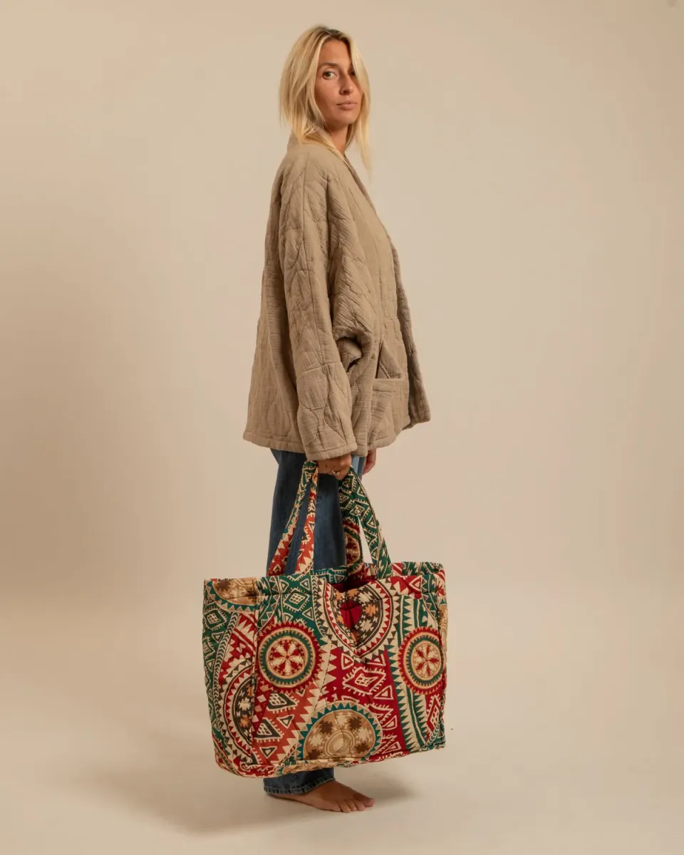 AOKYANOS Philadelphie Inca Rouge sac matelassé rouge