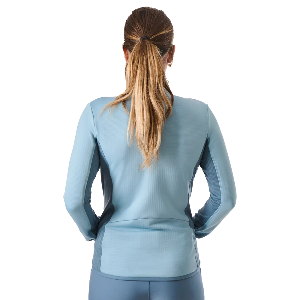 Lhotse Greta polaire Winterblue grid zippée