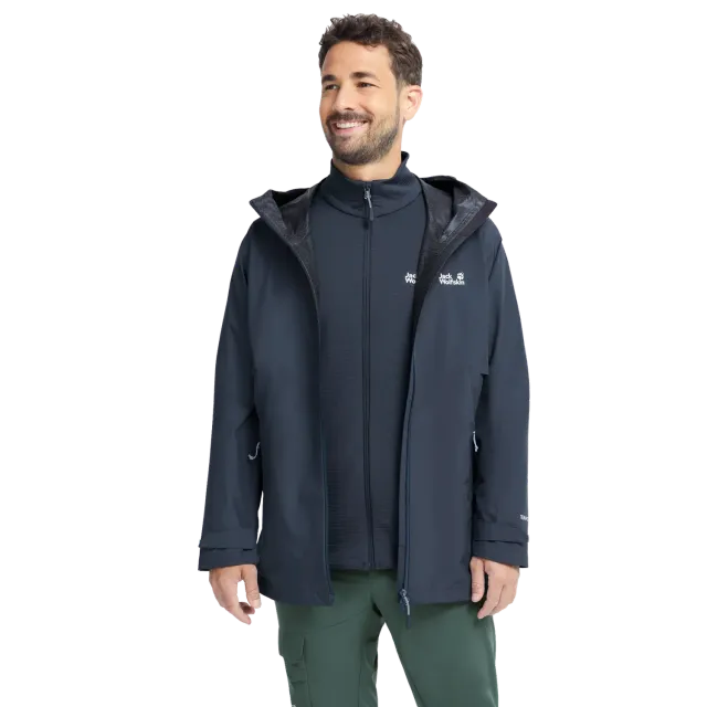 Jack Wolfskin Litestride 3in1 Jkt M veste pluie homme 3-en-1