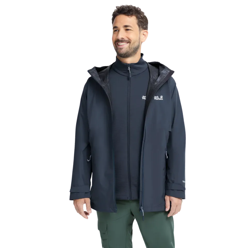 Jack Wolfskin Litestride 3in1 Jkt M veste pluie homme 3-en-1
