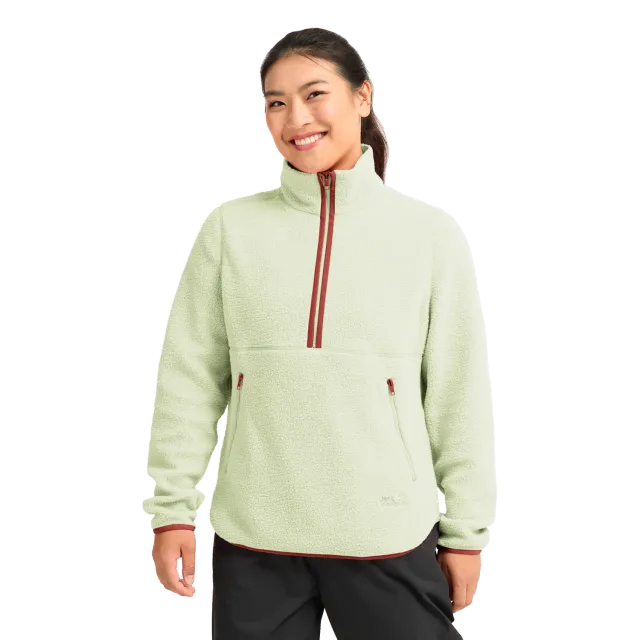 Jack Wolfskin Lite Curl HZ polaire femme demi-zip