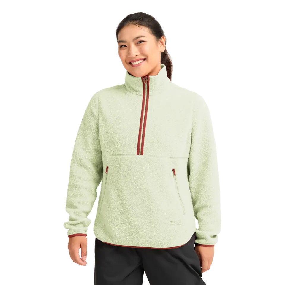 Jack Wolfskin Lite Curl HZ polaire femme demi-zip