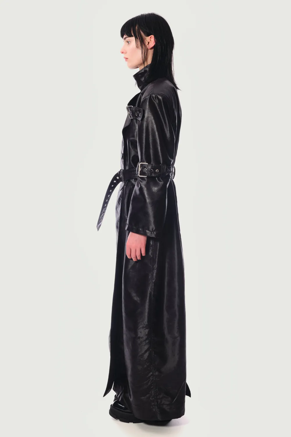 JEANNE FRIOT Jeanne Trench imperméable noir