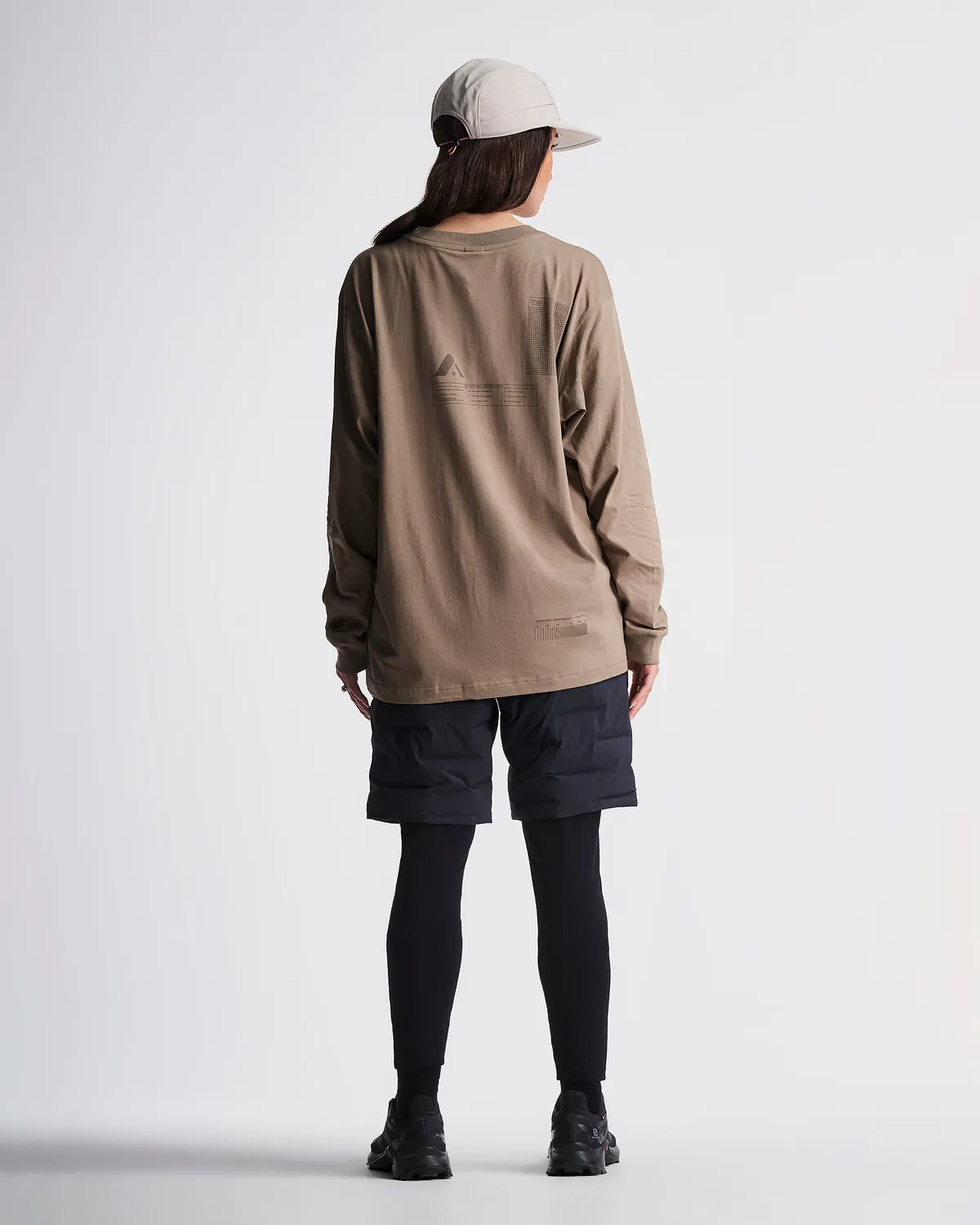 Orage Alpine Ascent t-shirt manche longue coton bio argile