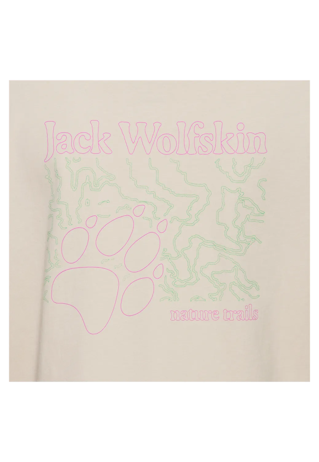 Jack Wolfskin Celebrate The Paw T W t-shirt coton