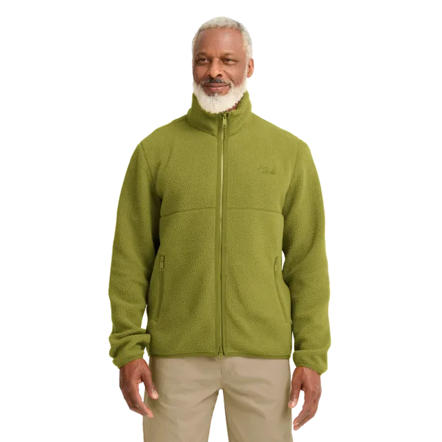 Jack Wolfskin Lite Curl FZ M polaire homme col montant