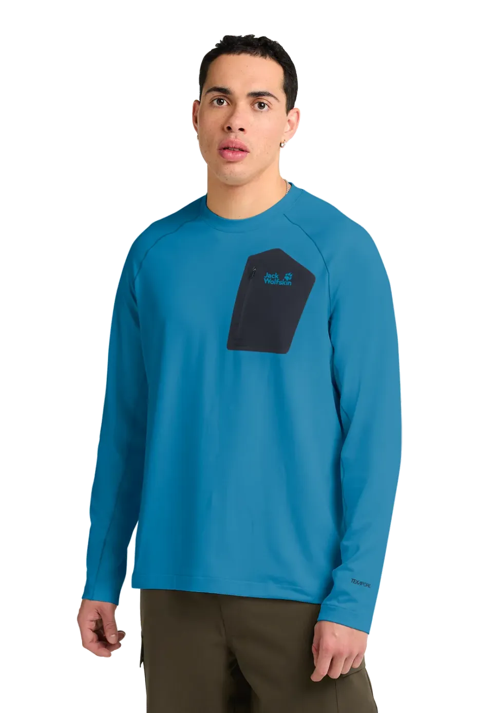 Jack Wolfskin Prelight Trail Crew M pull polaire homme respirant