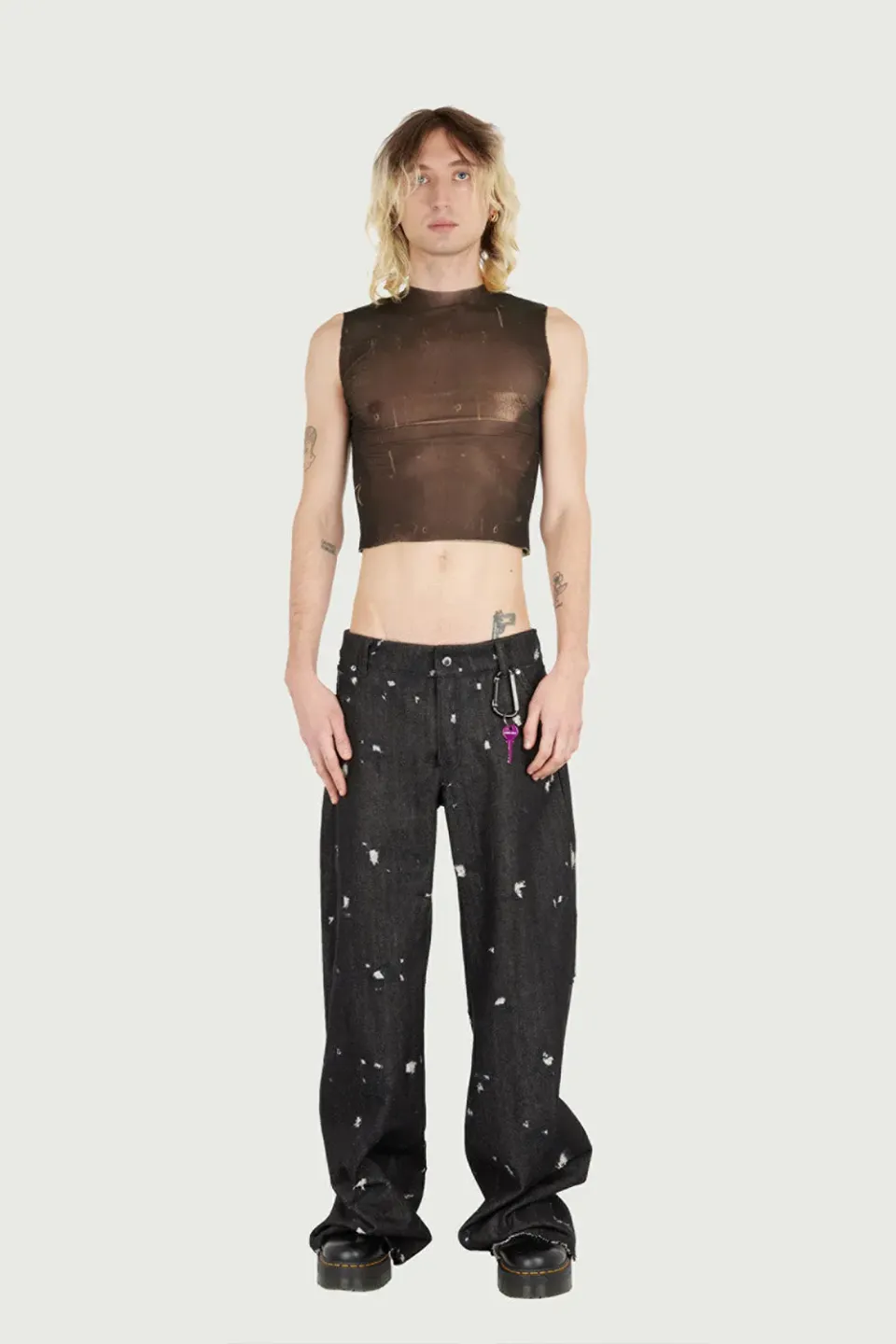 Jeanne Friot Trashed Jean pantalon coton recyclé