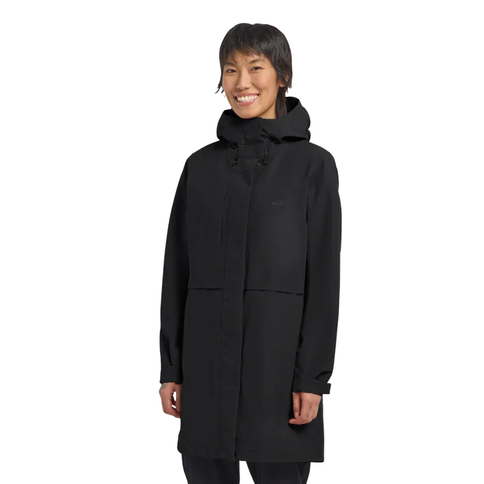 Jack Wolfskin Terraview 2L Coat manteau pluie femme mi-long