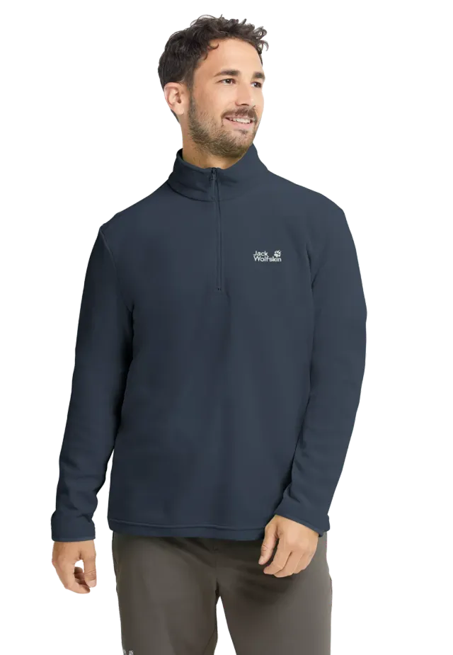 Jack Wolfskin Taunus 100 HZ M pull polaire homme demi-zip doux