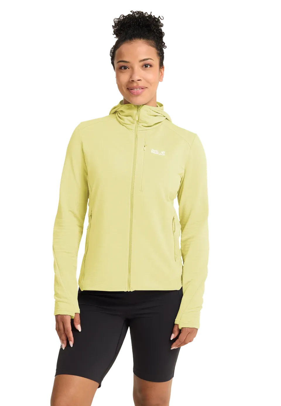 Jack Wolfskin Litestride Hooded FZ polaire femme à capuche