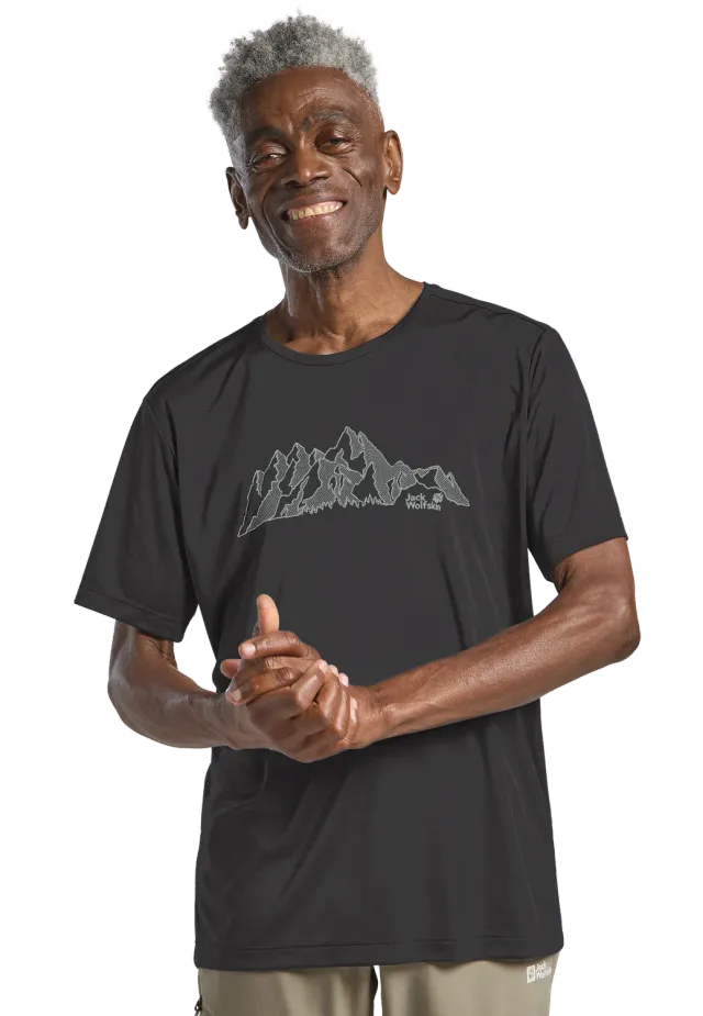Jack Wolfskin Peak Graphic T M t-shirt anti-odeur
