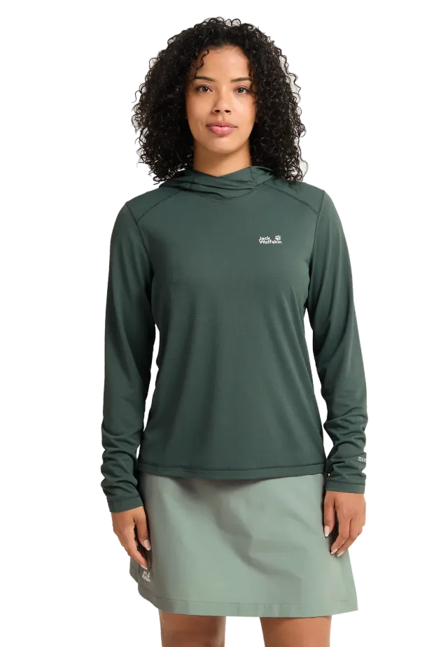 Jack Wolfskin Prelight Suncool Hoody W sweat femme anti-UV
