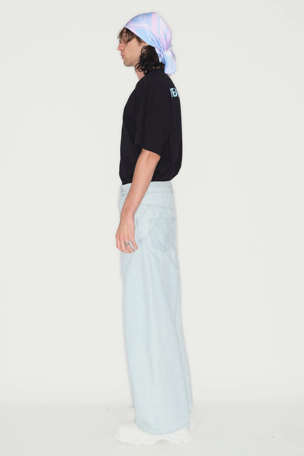 Jeanne Friot Resistance Armour Jean large bleu clair