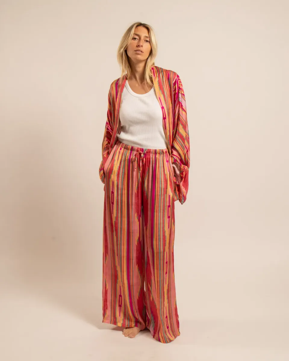 AOKYANOS Chicago Koda Rose Light veste kimono rose