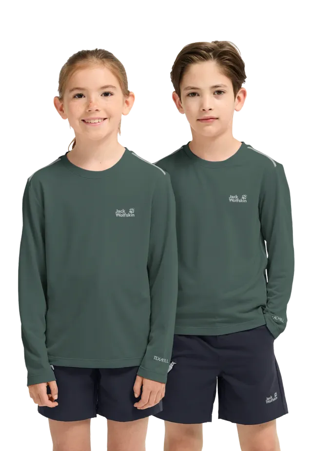 Jack Wolfskin Flare LS T K t-shirt enfant manches longues