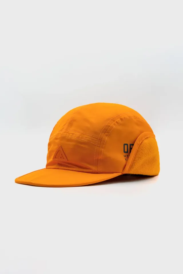 Orage Berg Ear Cap J50922 bonnet orange à rabat