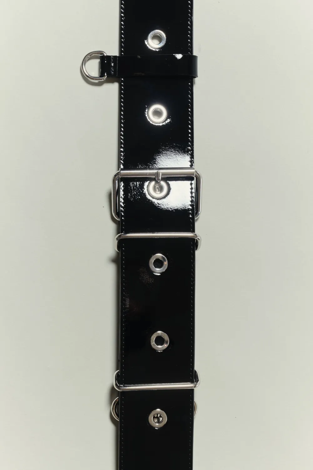 Jeanne Friot Thick Belt ceinture cuir noir 50mm