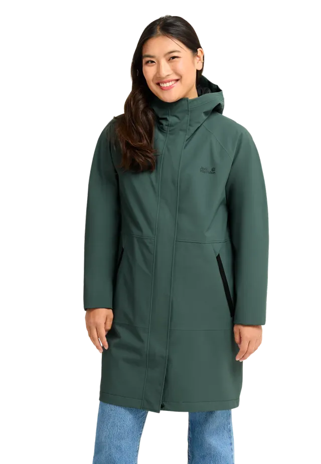Jack Wolfskin Onera 2L Coat manteau pluie femme long imperméable
