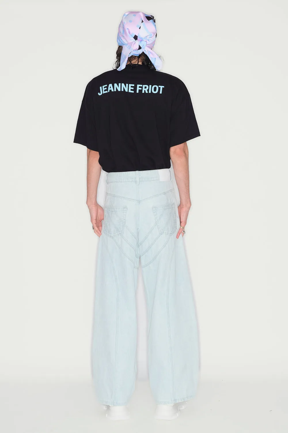 Jeanne Friot Resistance Armour Jean large bleu clair