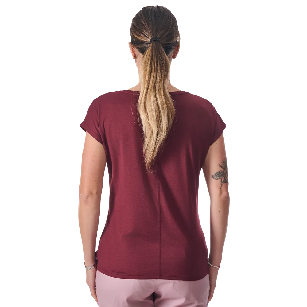 Lhotse Selena Mahogany t-shirt sport respirant