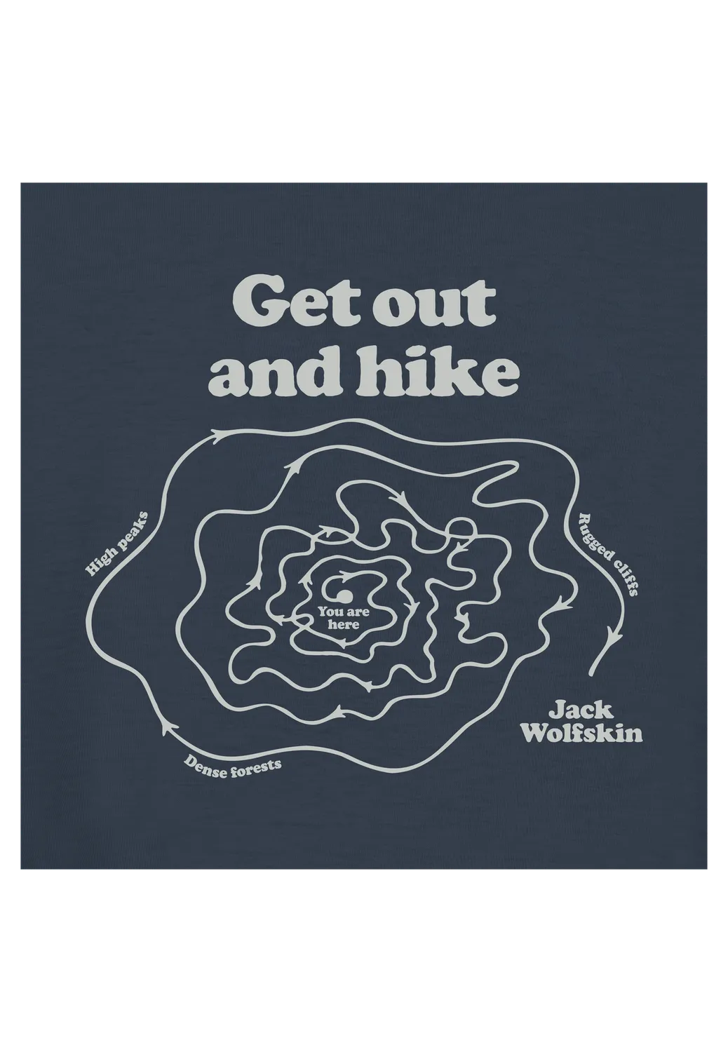 Jack Wolfskin Vonnan Graphic T t-shirt homme coton léger