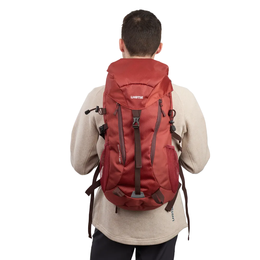 LHOTSE Chabala sac à dos 28L Redwood renforcé