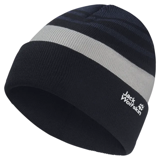 Jack Wolfskin Stripy Knit Beanie K bonnet enfant rayé